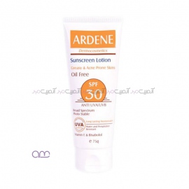 لوسیون ضدآفتاب آردن SPF30 فاقد چربی حجم 75 گرم