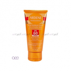 کرم ضد آفتاب رنگی آردن SPF60 مقدار 50 گرم