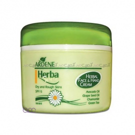 کرم مرطوب کننده دست و صورت آردن Herba Sense SPF15 حجم 150 میلی