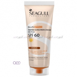 کرم ضد آفتاب رنگی سی گل SEAGULL مدل Sunpro SPF60 حجم 50 میلی