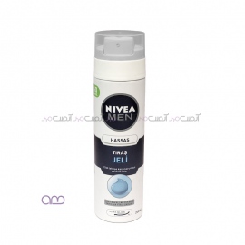 ژل اصلاح نیوا nivea مدل hassas حجم 200 میلی لیتر