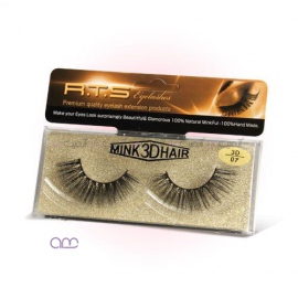 مژه مصنوعی آر تی اس RTS مدل موی سمور 3D کد 07